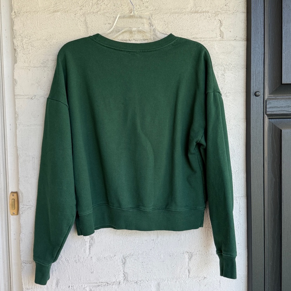 Anthropologie Maeve x Jordan Nickson Happy Hour Graphic Sweatshirt Size Medium - Picture 7 of 12